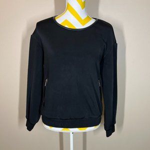 Eleven Paris Sweater 2 Front Zip Pockets Black size M